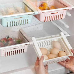 Flexible & Expandable Fridge Storage Basket - 1Pc