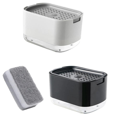 Soap Dispenser Box With Sponge Holder