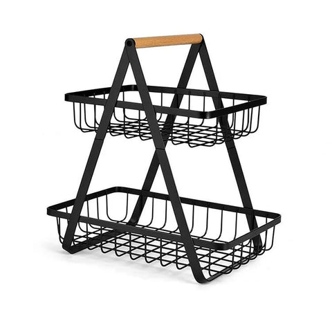 2-Tier Fruit Basket Stand