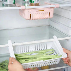 Flexible & Expandable Fridge Storage Basket - 1Pc