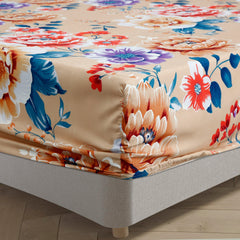 Print Microfiber Fitted Bedsheet Set