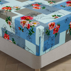 Print Microfiber Fitted Bedsheet Set