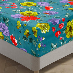 Print Microfiber Fitted Bedsheet Set