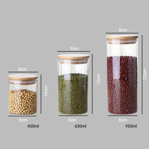 950ml Multipurpose Glass Storage Jars The AnS Store