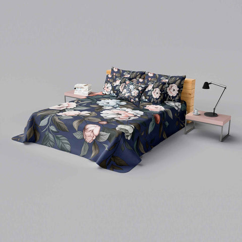 Luxurious 4Pc Digital Printed Bedsheet Set