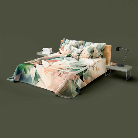 Luxurious 4Pc Digital Printed Bedsheet Set