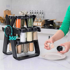 360° Rotating Spice Rack Rotating