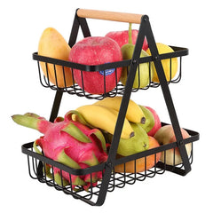 2-Tier Fruit Basket Stand