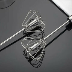 Stainless Steel Rotary Whisk Semi-Automatic Mixer The AnS Store