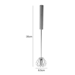 Stainless Steel Rotary Whisk Semi-Automatic Mixer The AnS Store